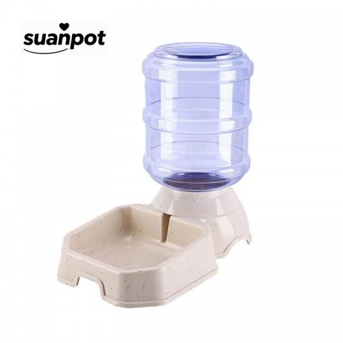 Pet Water Dispenser Station - 1 Gal Replenish Pet Waterer for Dog Cat Animal